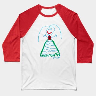 Cute Girl Art by Kenna - Homeschool Art Class 2021/22 Art Supplies Fundraiser Baseball T-Shirt